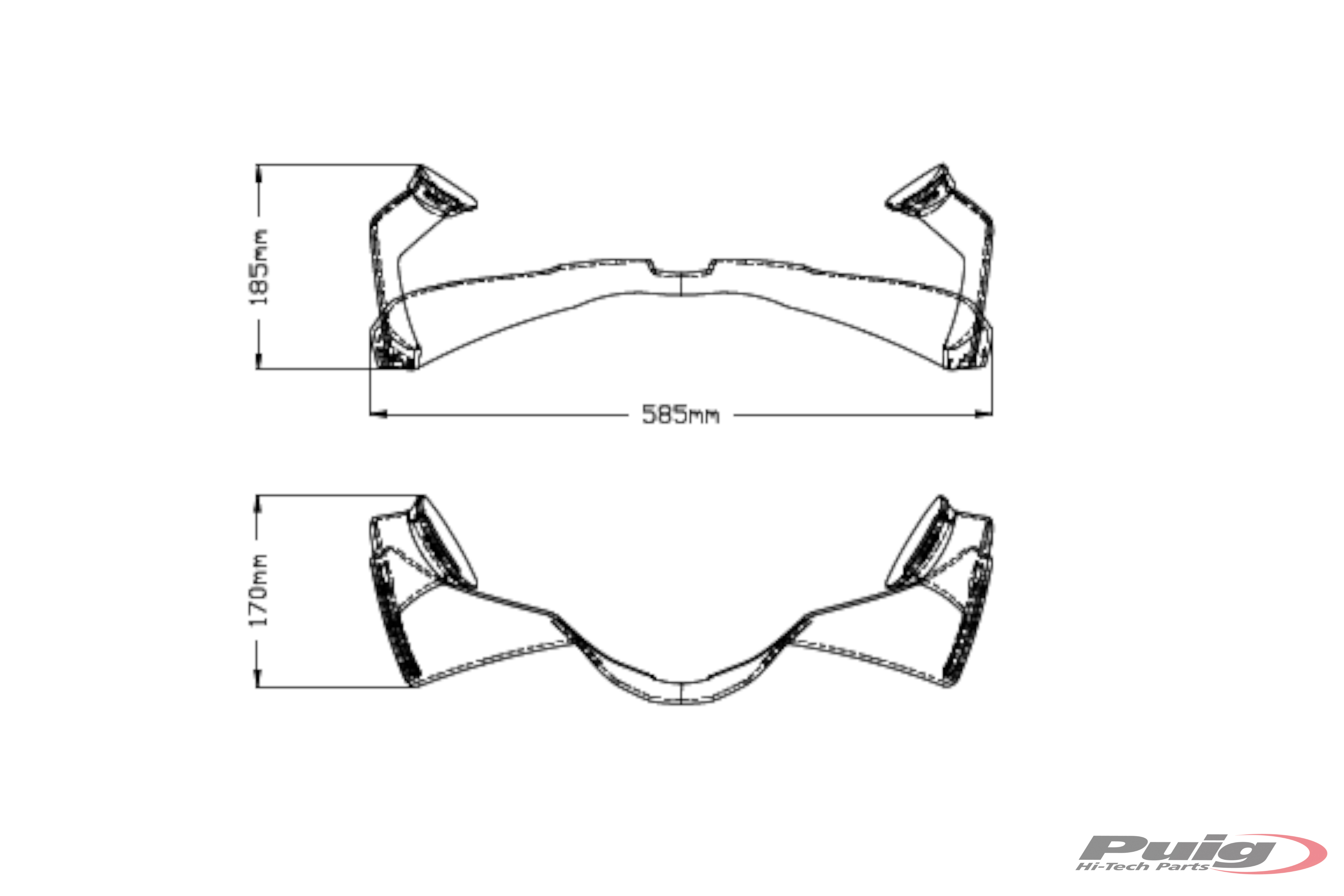 Puig downforce spoilers Honda CBR1000RR-R Fireblade / SP vanaf 2020