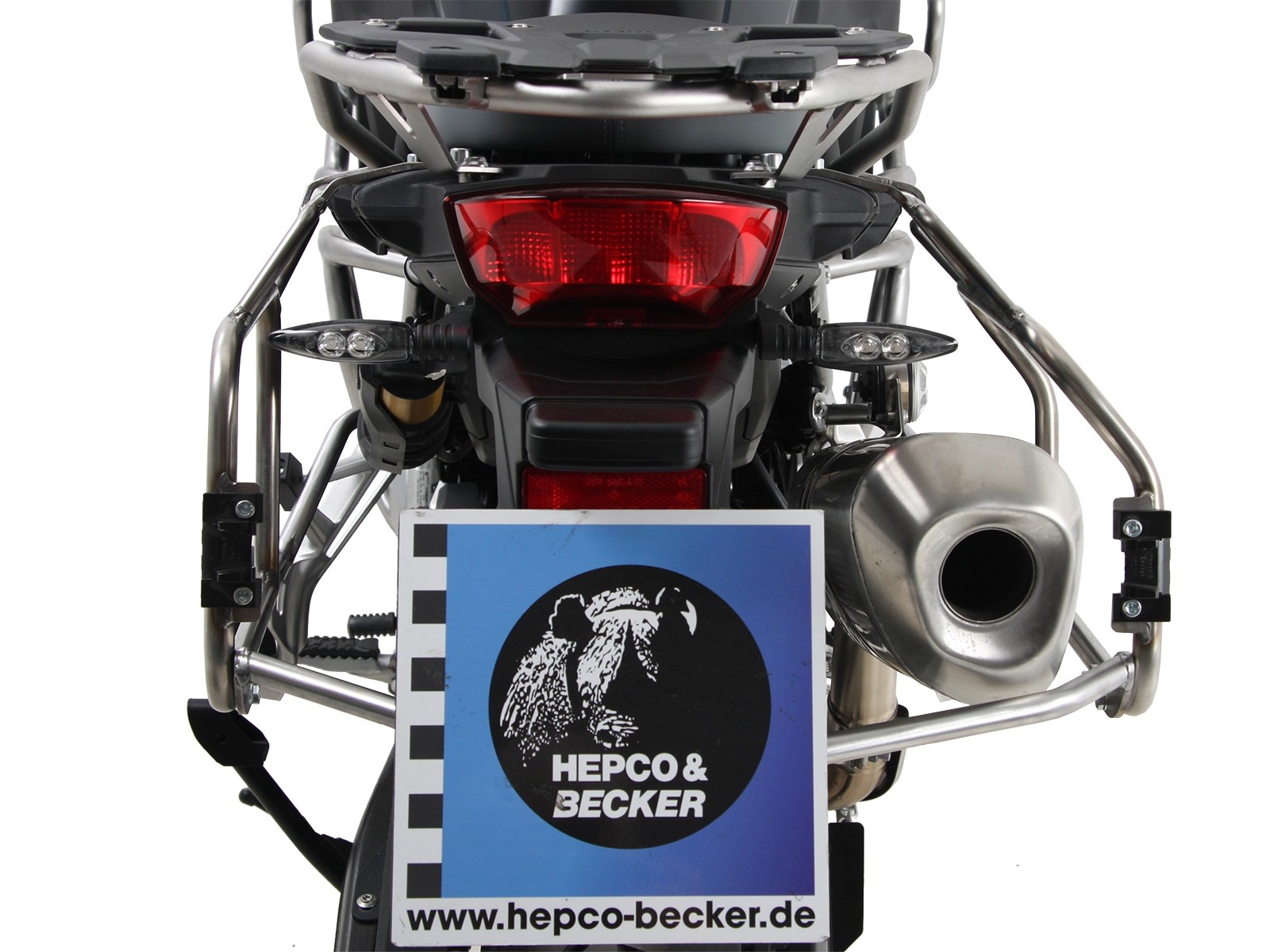 Hepco en Becker zijkoffers BMW F850GS vanaf 2018 cutout