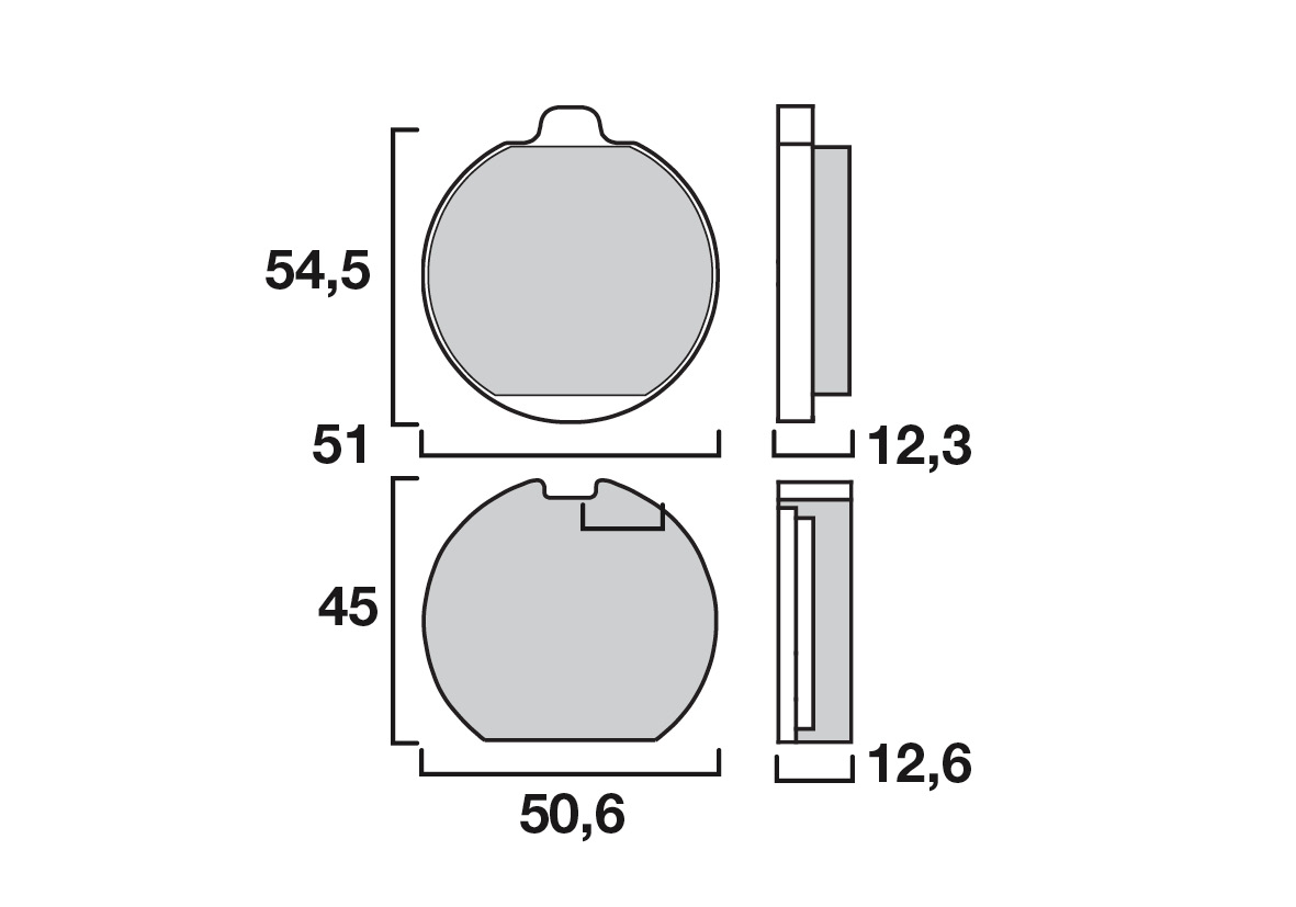 Brembo remblokken