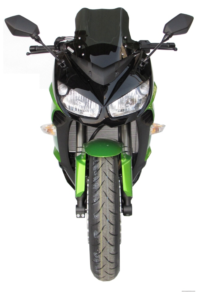 Fabbri windscherm Kawasaki Z1000SX 2011-2016 glanzend zwart