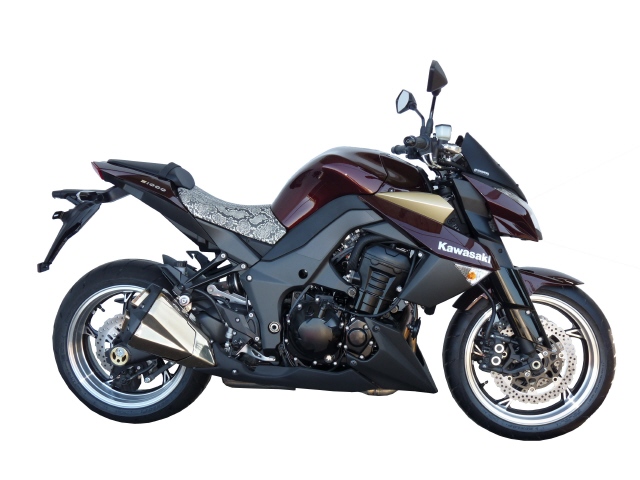 Fabbri windscherm Kawasaki Z1000 2010-2013 satijn zwart