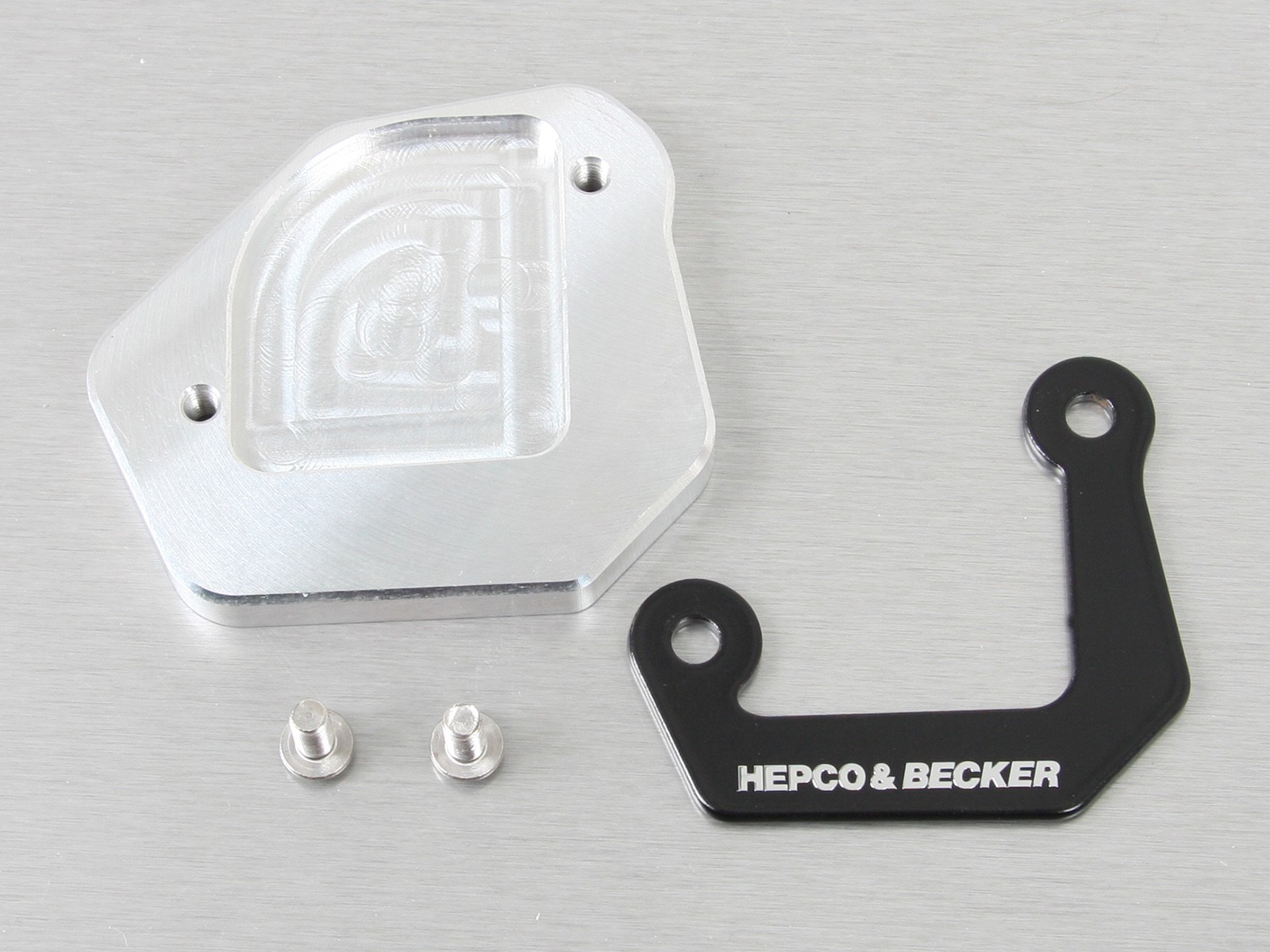 Hepco en Becker zijstandaard vergroter BMW F650GS vanaf 2008