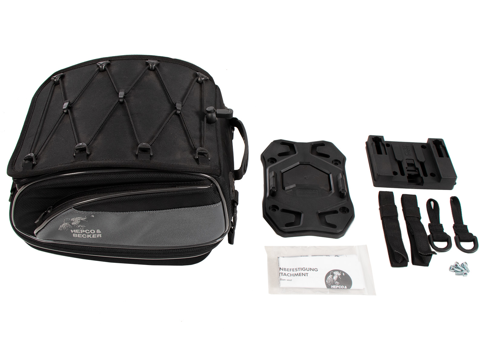 Hepco en Becker Street rearbag met seatpad basic