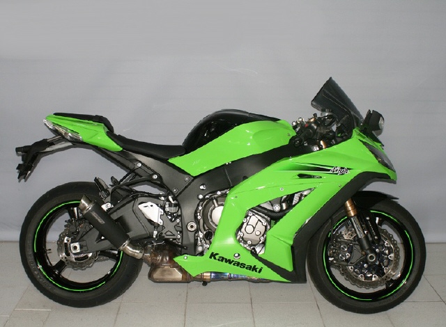 Bodis uitlaat Kawasaki ZX10R 2011-2015 GPC-1 zwart