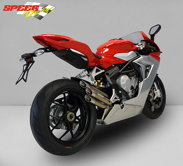 Bodis uitlaat MV Agusta F3 / Brutale / 675 / 800 Triobolico Titanium