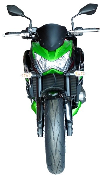 Fabbri windscherm Kawasaki Z800 2013-2016 glanzend zwart