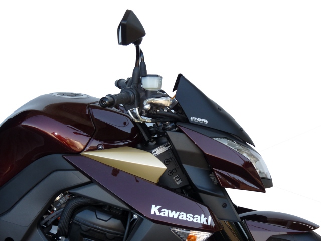 Fabbri windscherm Kawasaki Z1000 2010-2013 satijn zwart