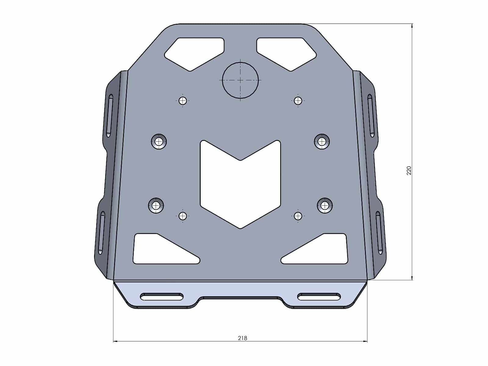 Hepco en Becker Minirack bagage drager Honda ADV 350