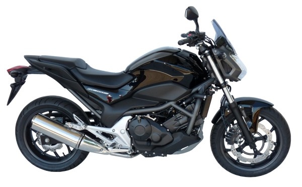 Fabbri windscherm Honda NC700S satijn zwart