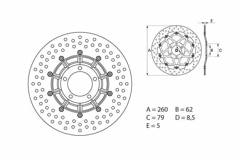 Brembo remschijf