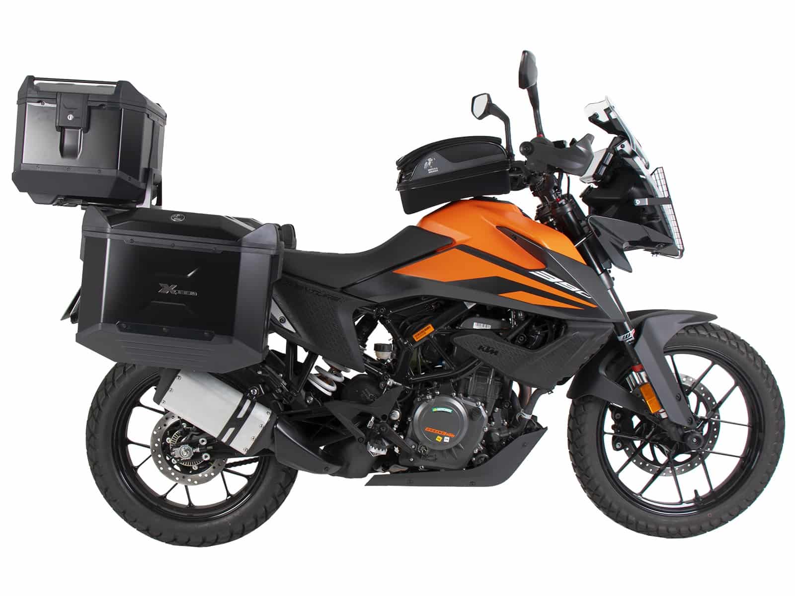 Hepco en Becker Alurack drager topkoffer KTM 390 Adventure