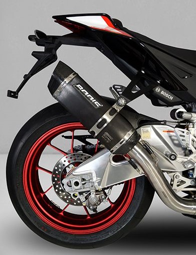 Bodis uitlaat Aprilia RSV4 / RR / RF 2015-2016 P-TEC II Zwart