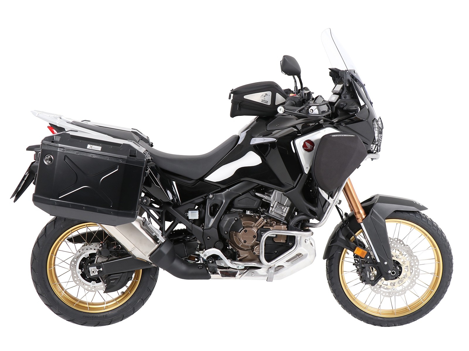 Hepco en Becker zijkoffers Honda Africa Twin CRF1100 Adventure Sports cutout (2020-2023)