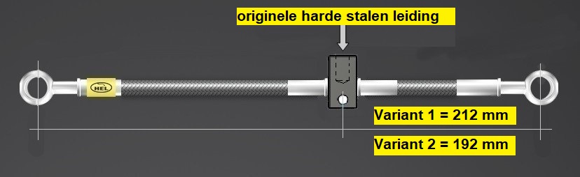 HEL remleidingen BMW R1150GS zonder ABS 1999-2005