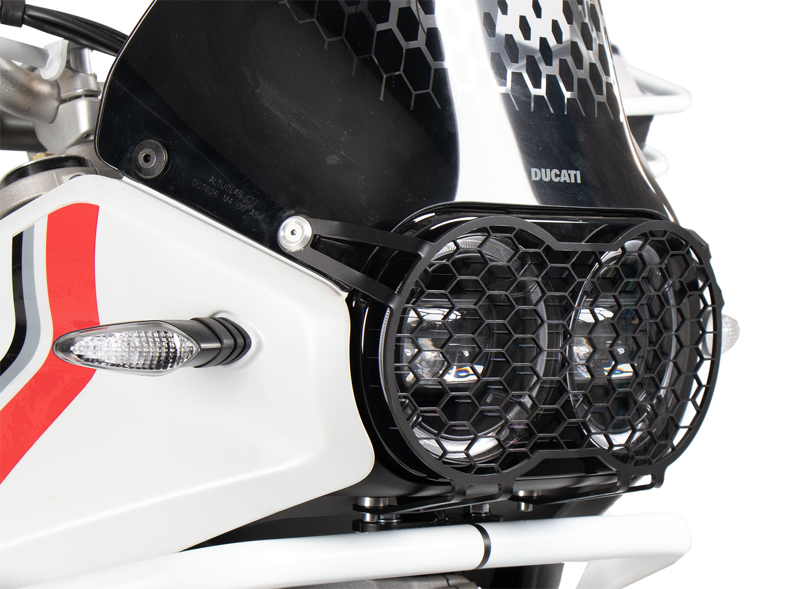 Hepco en Becker koplamp bescherming Ducati Desert X vanaf 2022