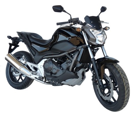 Fabbri windscherm Honda NC700S satijn zwart 