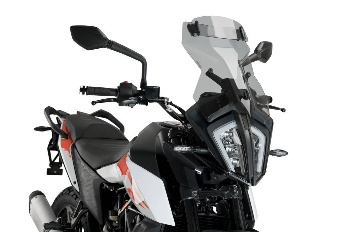 Puig windscherm KTM 390 Adventure vanaf 2020 met opzetruit 