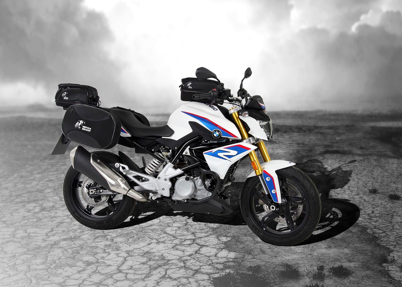 Hepco en Becker bevestiging tanktas BMW G310R