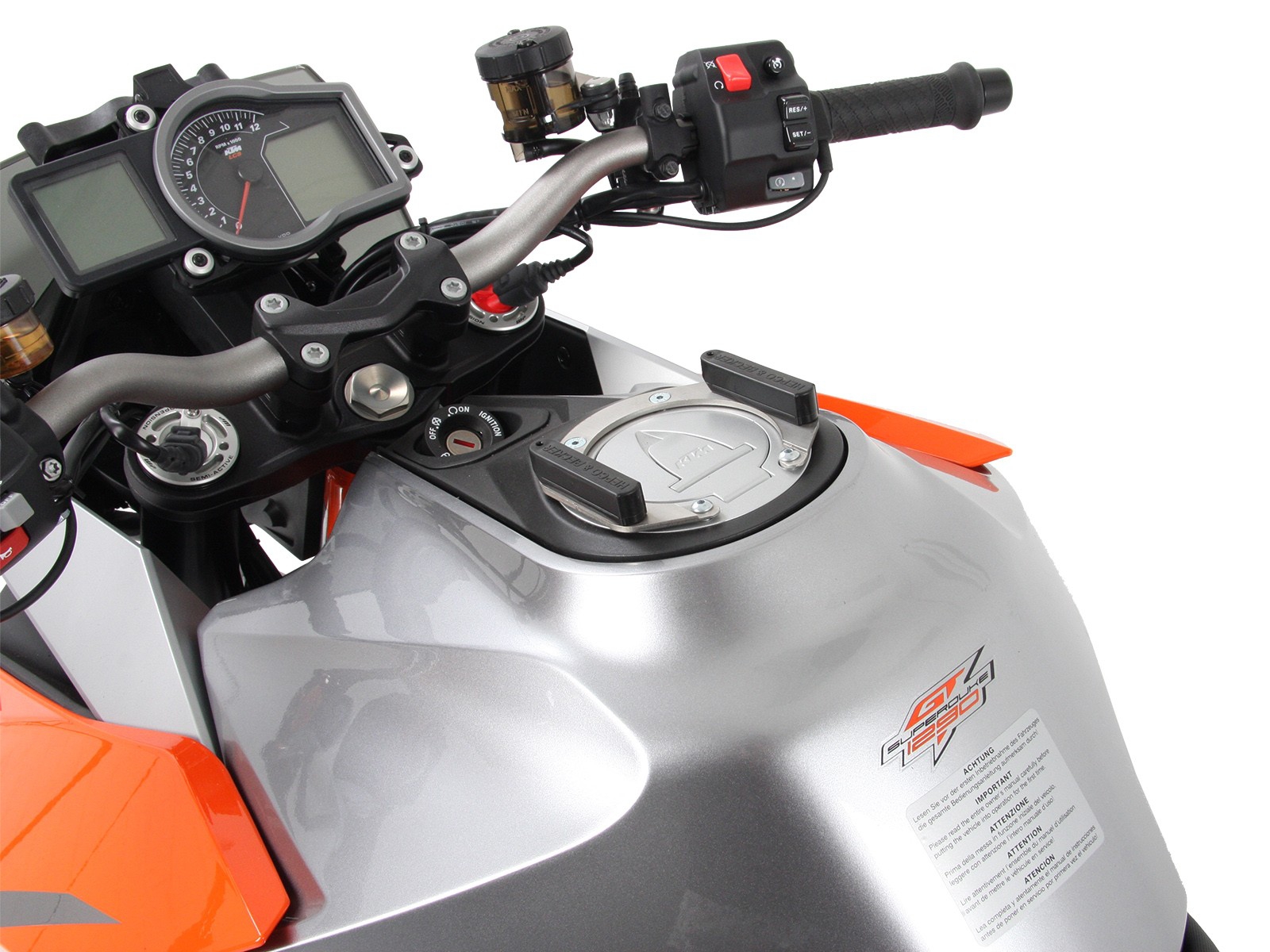 Hepco en Becker bevestiging Tanktas KTM 1290 Super Duke GT vanaf 2016