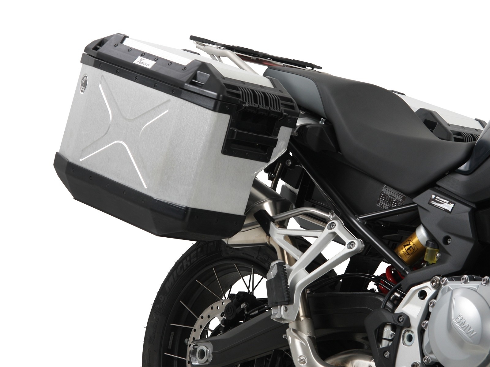 Hepco en Becker zijkoffers BMW F850GS Adventure vanaf 2019 cutout