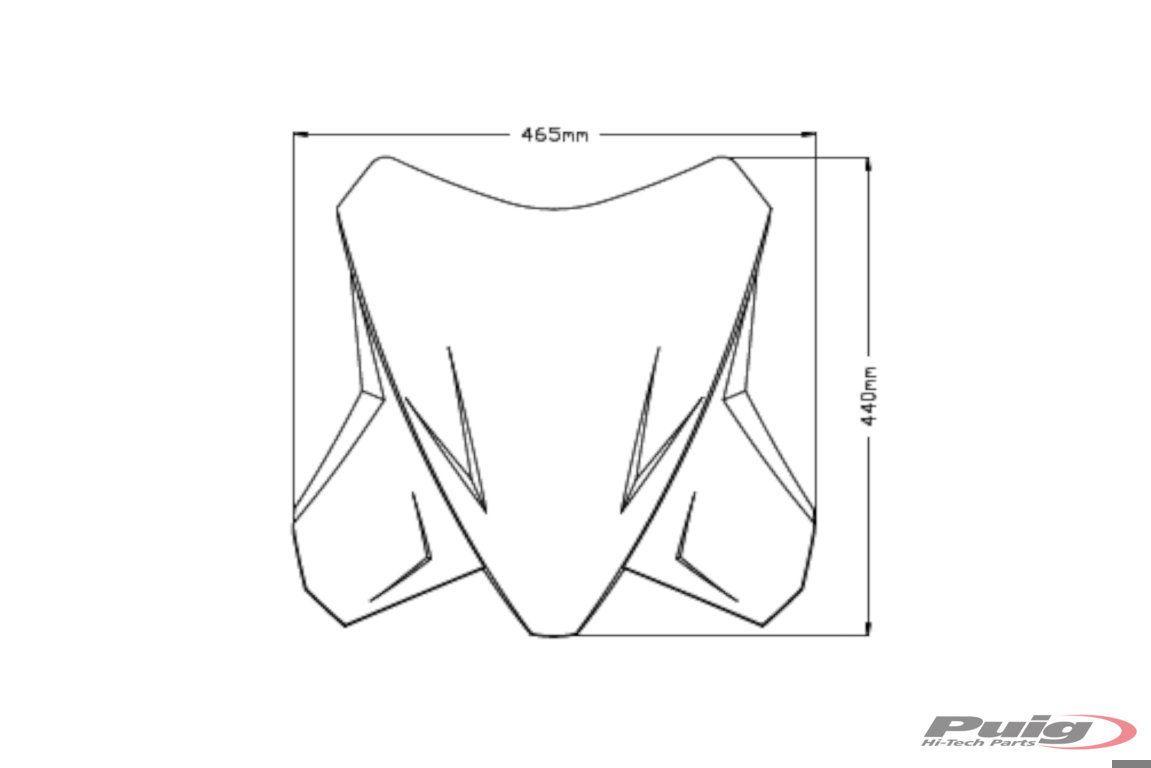 Puig windscherm KTM 1290 Super Adventure R / S vanaf 2021 Touring 