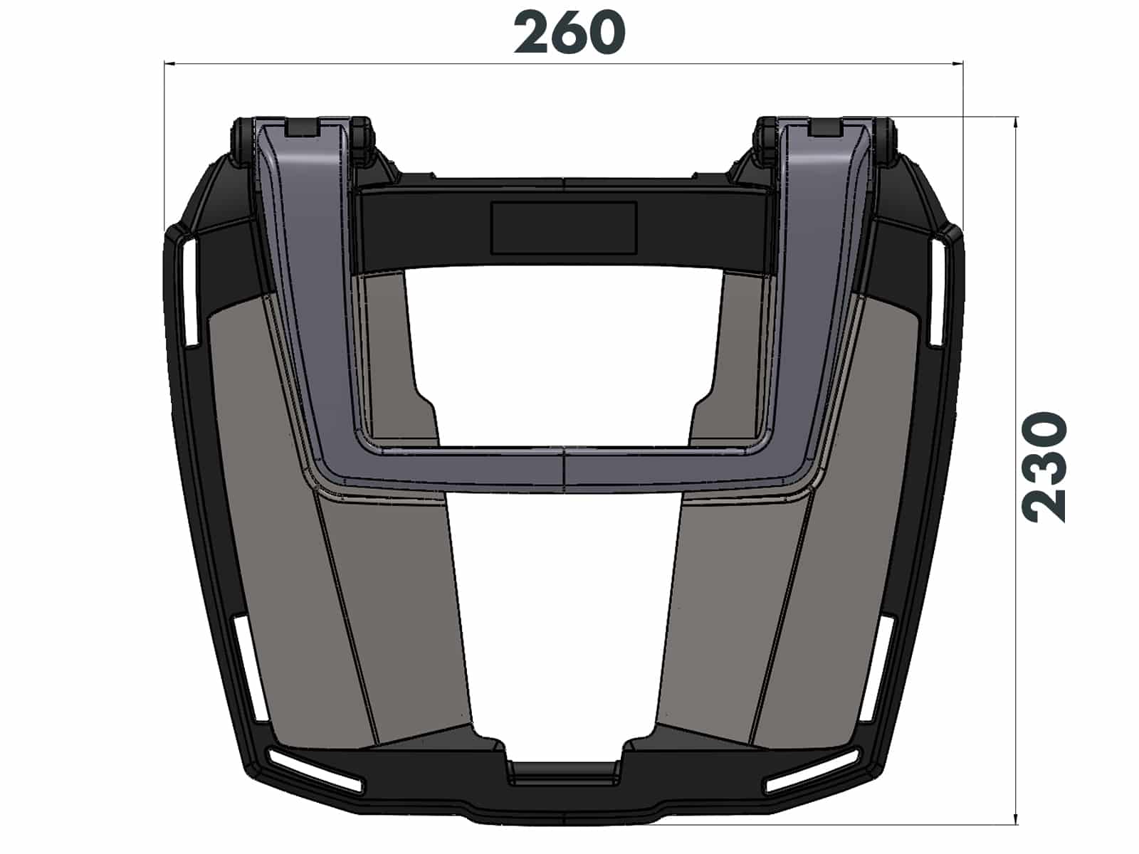 Hepco en Becker Easyrack rek topkoffer Honda NT1100