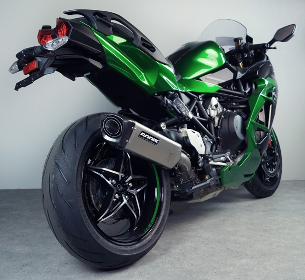 Bodis uitlaat demper Kawasaki Ninja H2 SX V4-M-CA-Ti 2018-2021