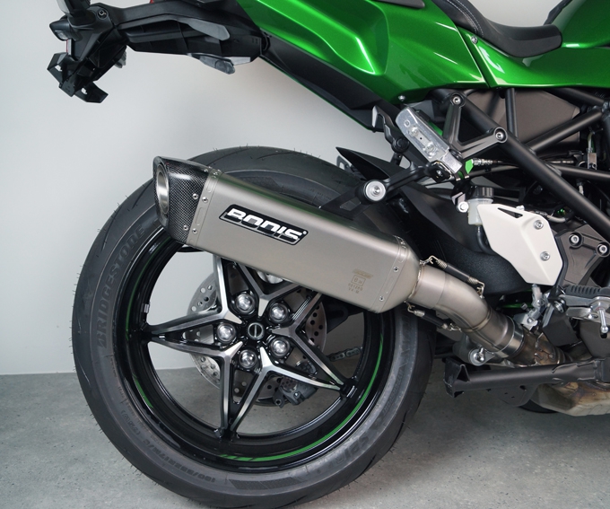 Bodis uitlaat demper Kawasaki Ninja H2 SX V4-M-CA-Ti 2018-2021