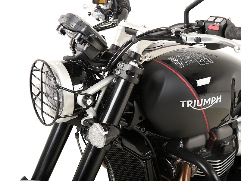 Hepco en Becker koplamp bescherming Triumph Scrambler 1200 XE