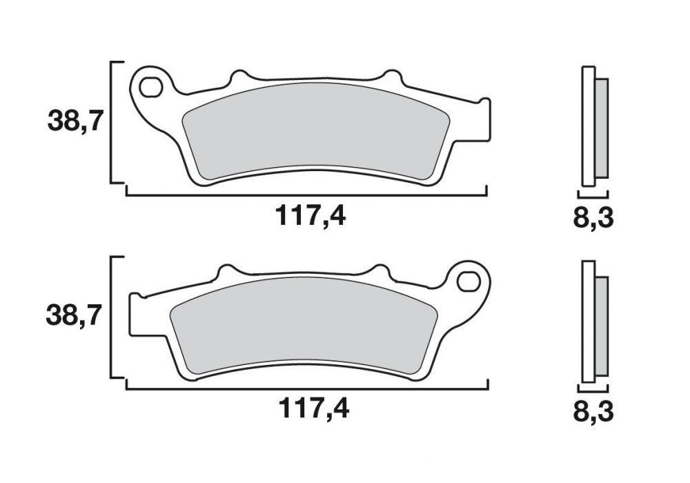 Brembo remblokken