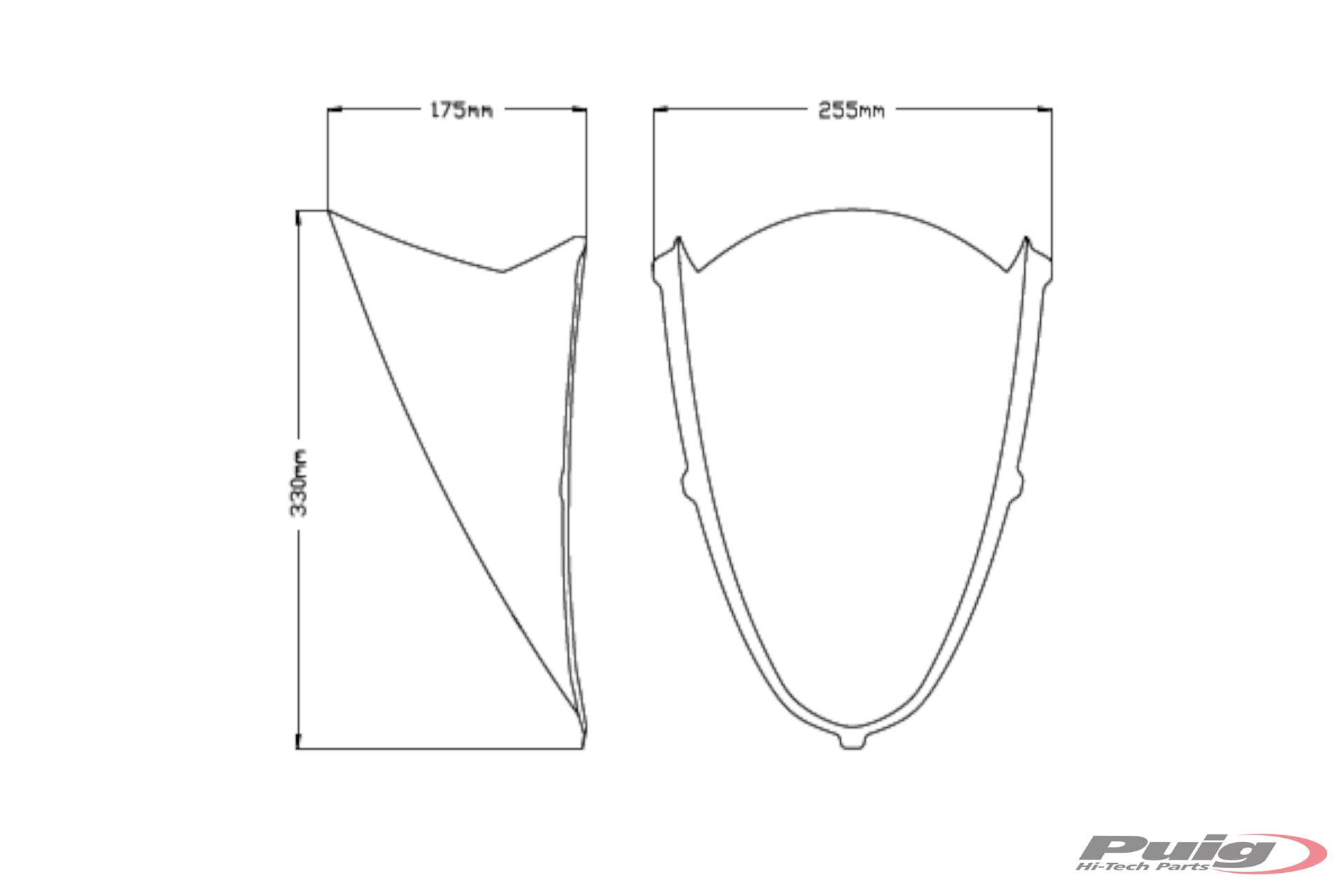 Puig windscherm Aprilia RS660 vanaf 2020 R-Racer