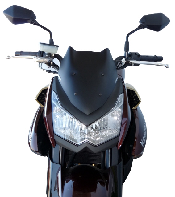 Fabbri windscherm Kawasaki Z1000 2010-2013 satijn zwart