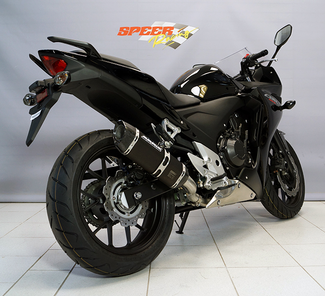 Bodis uitlaat Honda CBR500 / R / F / X 2013-2015 P-Tec II zwart